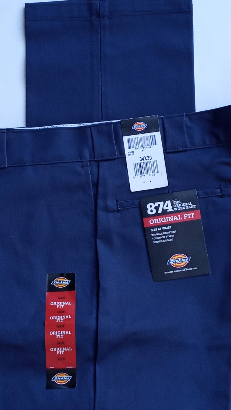 Buy Online High Quality New Dickies Mens 874 Work Pants Navy Blue 34x30 - My Neighbor's Stuff LLC