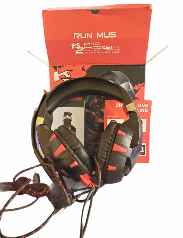 Buy Online High Quality RUN MUS K2 Pro Gaming Headset - My Neighbor's Stuff LLC