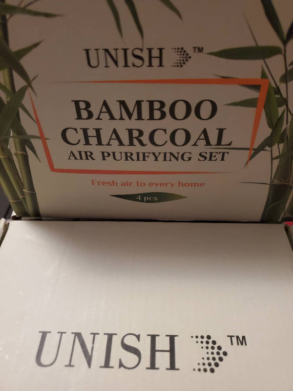 Buy Online High Quality UNISH BAMBOO CHARCOAL Air Purifying Set - My Neighbor's Stuff LLC