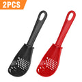 2PCS Kitchen Cooking Spoon Tool Multifunction Scoop Soup Skimmer Heat Resistant Kitchen Cooking Spoon