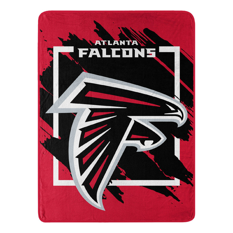 FALCONS OFFICIAL NFL Dimensional Micro Raschel Throw Blanket, 46" x 60"