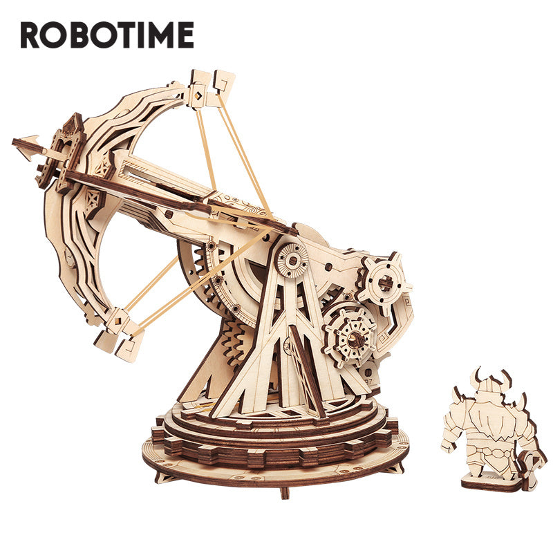Robotime ROKR Siege Heavy Ballista 3D Wooden Puzzle Game Toys for Children Kids KW401