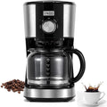 12-Cup Stainless Steel Programmable Coffee Maker With Timer And Strength Control