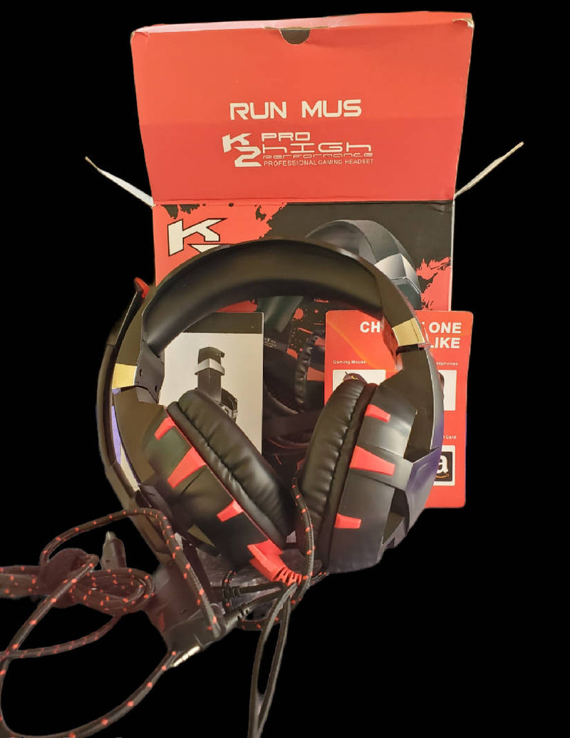 Buy Online High Quality RUN MUS K2 Pro Gaming Headset - My Neighbor's Stuff LLC