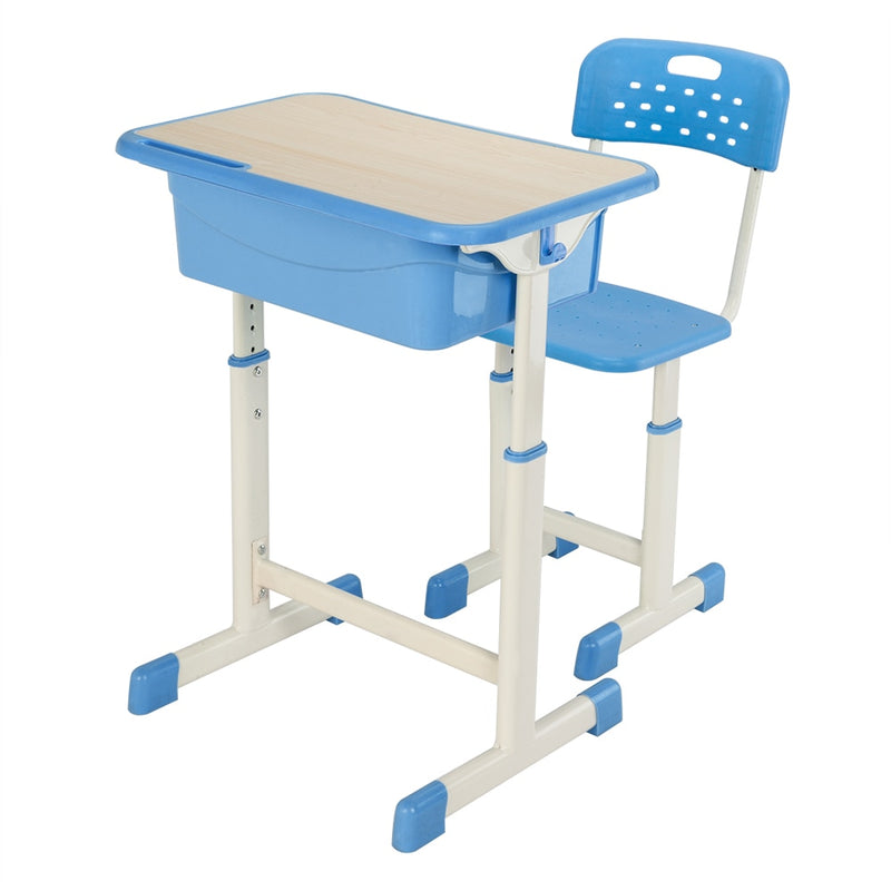 Buy Online High Quality Kids Desk And Chair Set School Student Desk Study Computer Homework Ergonomic Adjustable - My Neighbor's Stuff LLC